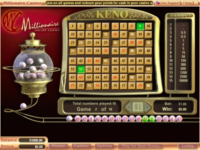 millionaire-casino-keno